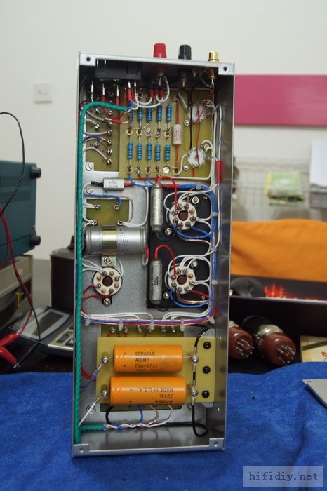 仿经典名机英国国都2 QUAD II ef86+kt66电子管推挽胆机