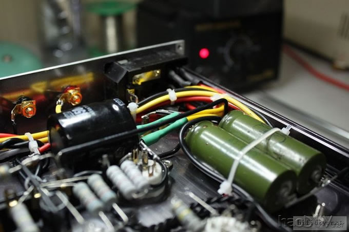 6n2+6P1分体单端胆机终结版,不再做6P1单端了(带机箱开孔图)