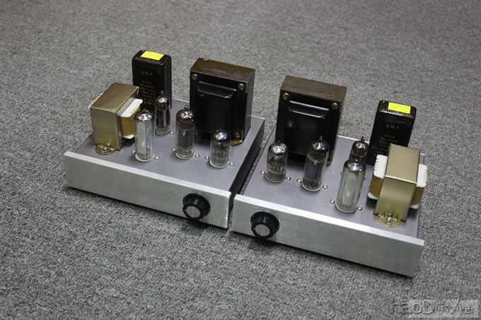 6n2+6P1分体单端胆机终结版,不再做6P1单端了(带机箱开孔图)