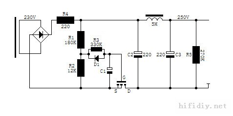 胆机高压电源延时软启动实做