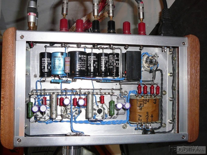 发台新作的12ax7+6v6(6p6p)小单端胆机