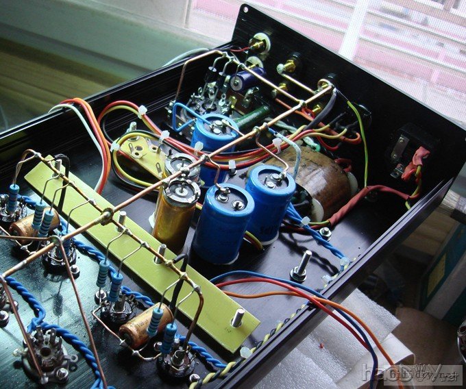 手痒,做一台6au6+6c4+6v6(6AQ5)推挽胆机