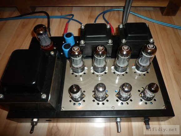 全部新料12au7+6V6(6p6p)推挽胆机 声音好听