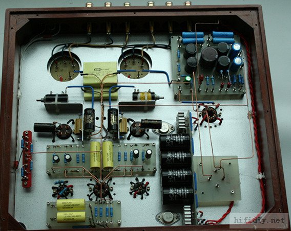 仿英国 Audio Note KIT1 one 300B电子管单端胆机制作