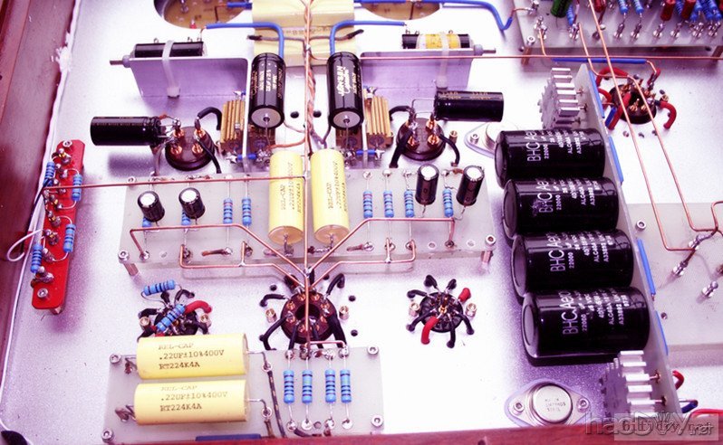 仿英国 Audio Note KIT1 one 300B电子管单端胆机制作