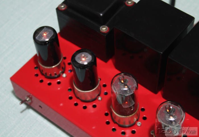 纯2版6sn7+6V6(6p6p)单端胆机完工了。