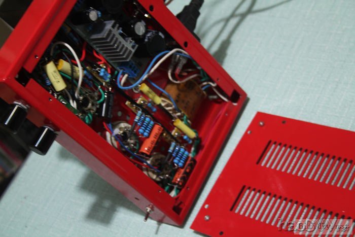 纯2版6sn7+6V6(6p6p)单端胆机完工了。