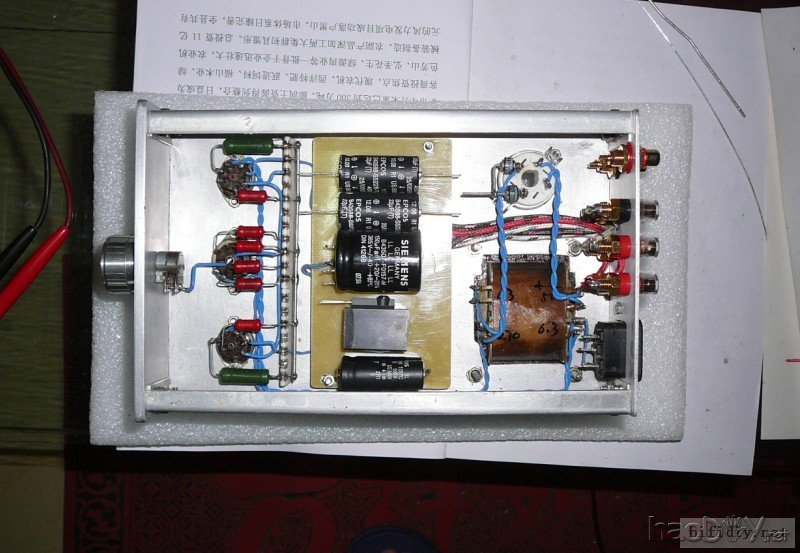 小单端--12at7+6AQ5单端胆机焊接完毕-顺利开声了