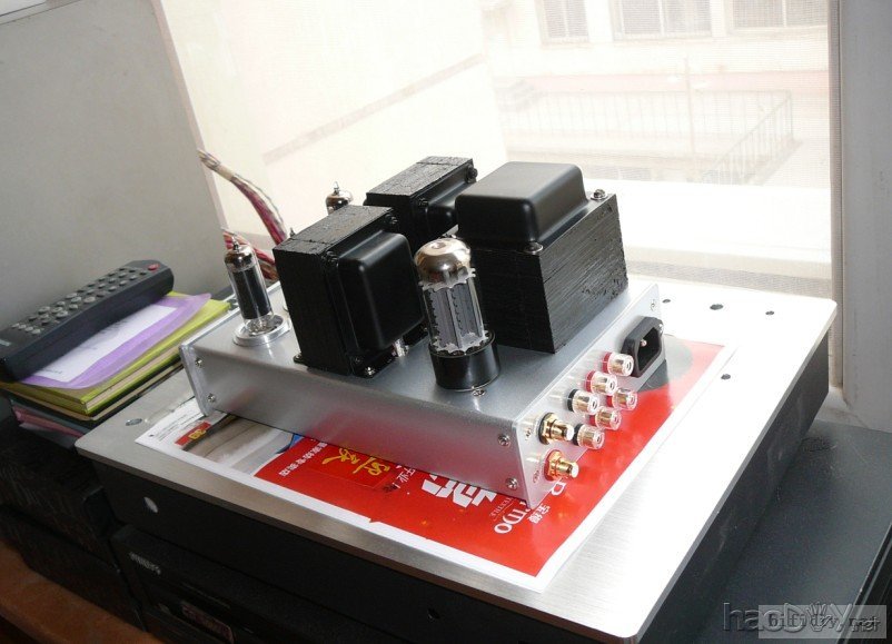 小单端--12at7+6AQ5单端胆机焊接完毕-顺利开声了