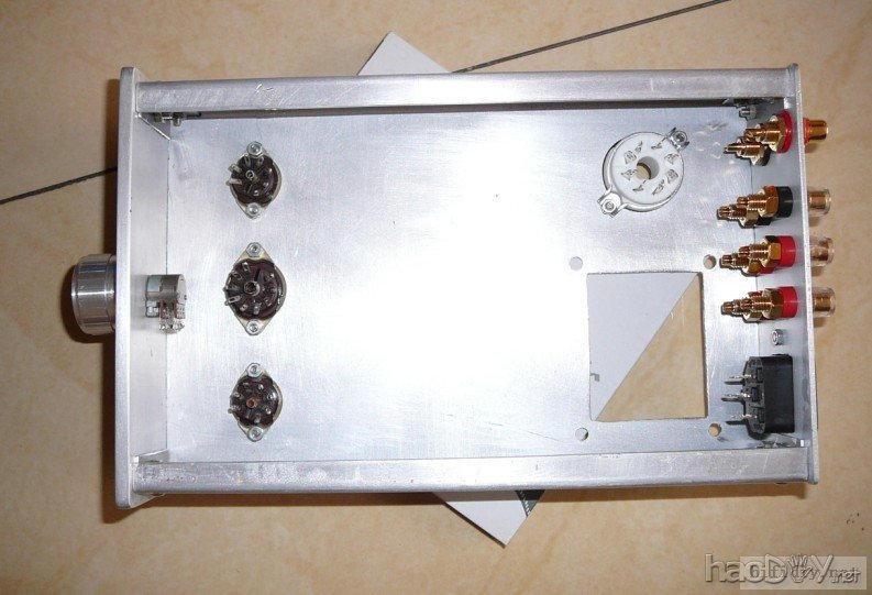 小单端--12at7+6AQ5单端胆机焊接完毕-顺利开声了