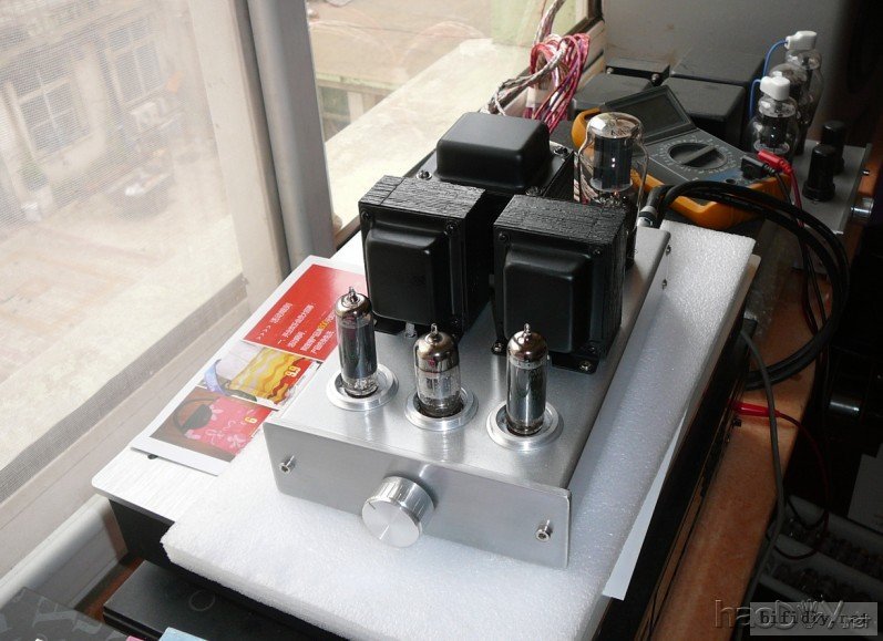 小单端--12at7+6AQ5单端胆机焊接完毕-顺利开声了