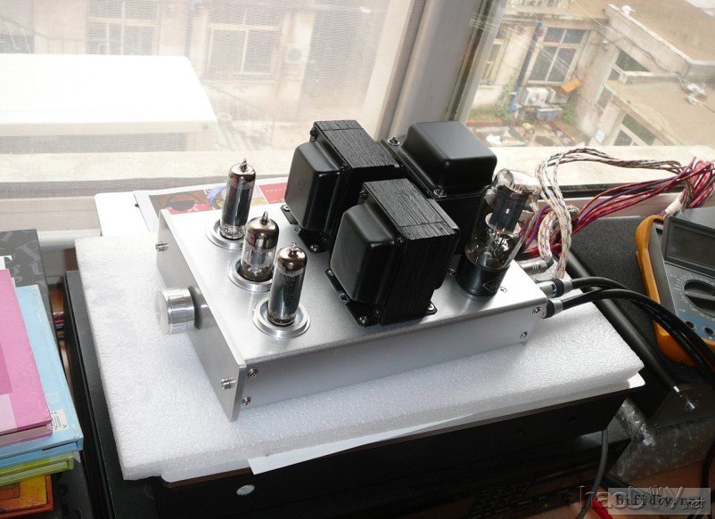 小单端--12at7+6AQ5单端胆机焊接完毕-顺利开声了