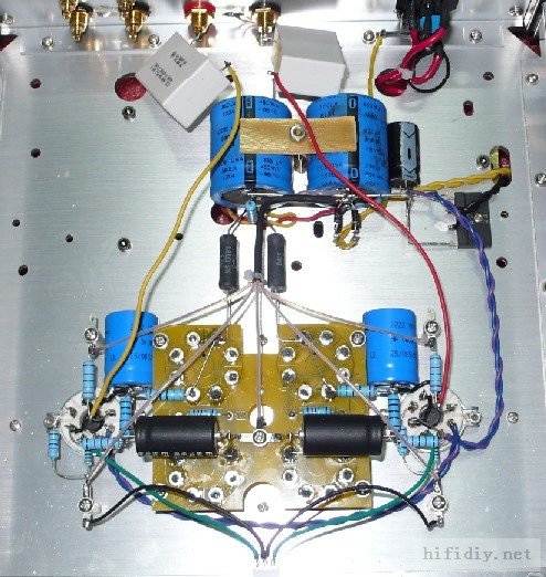 折腾了一个6n8p胆前级给电脑用。已经完成