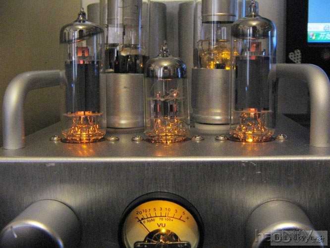 刚完工的全铝6n2+6p1单瑞胆机