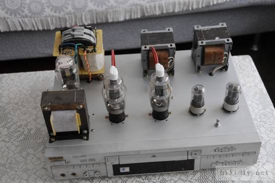 新手新做6sn7+FU7(807)单端胆机