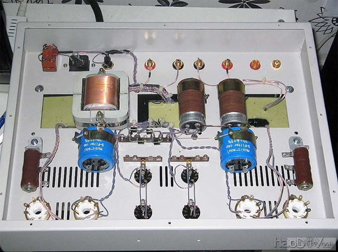 为 TSM-300度身定做的12au7+12bh7+6CA7(el34)推挽胆机开工