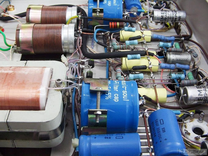 为 TSM-300度身定做的12au7+12bh7+6CA7(el34)推挽胆机开工