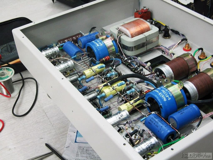 为 TSM-300度身定做的12au7+12bh7+6CA7(el34)推挽胆机开工