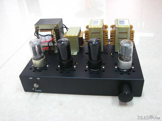 鸡窝搭棚搭出个超高信噪比(最简单的12ax7+6V6(6p6p)单端胆机制作