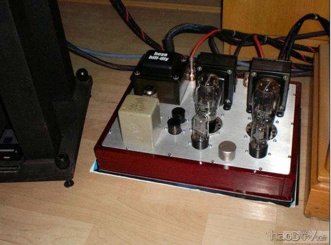 6sn7+2A3单端胆机功放竣工,噢耶。。。