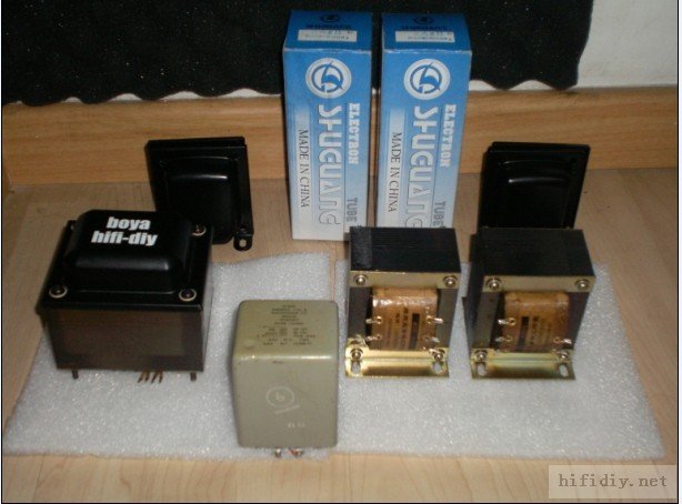 6sn7+2A3单端胆机功放竣工,噢耶。。。