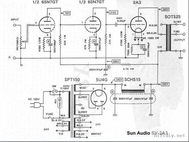 6sn7+2A3单端胆机功放竣工,噢耶。。。