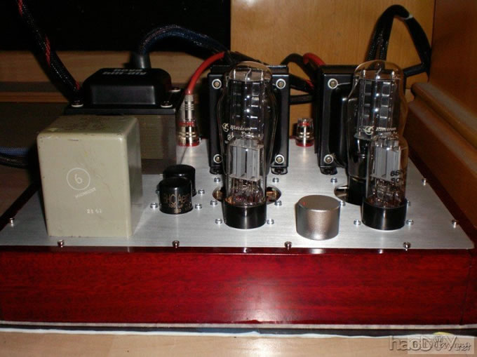 6sn7+2A3单端胆机功放竣工,噢耶。。。