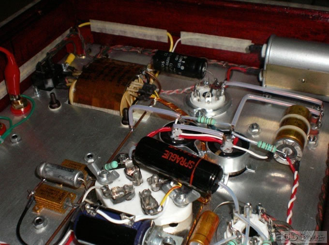 6sn7+2A3单端胆机功放竣工,噢耶。。。