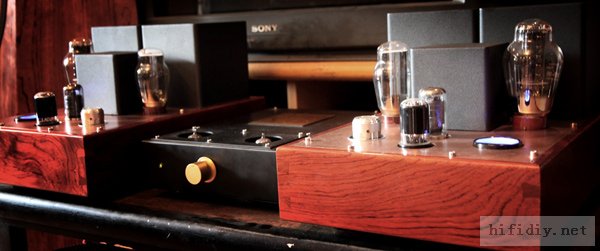 才做的6sj7(6j8p)+6v6+300b单端胆机图片发上来