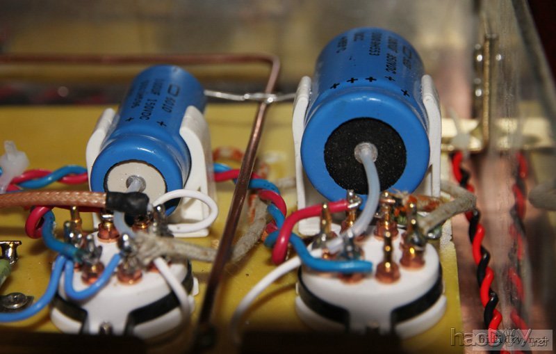 才做的6sj7(6j8p)+6v6+300b单端胆机图片发上来