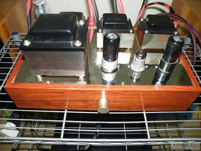 这段时间忙乎的12ax7+6P6P(6v6)单端胆机,献丑了,请各位朋友指