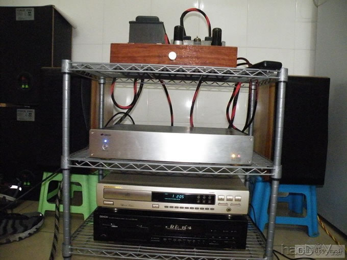 这段时间忙乎的12ax7+6P6P(6v6)单端胆机,献丑了,请各位朋友指