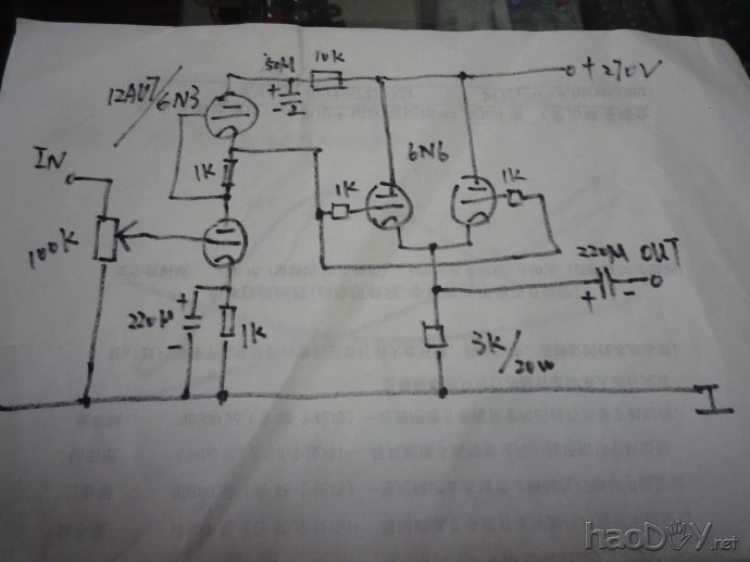 为拜亚动力DT990 耳机打造了一台很优秀的12au7+6n6胆耳放