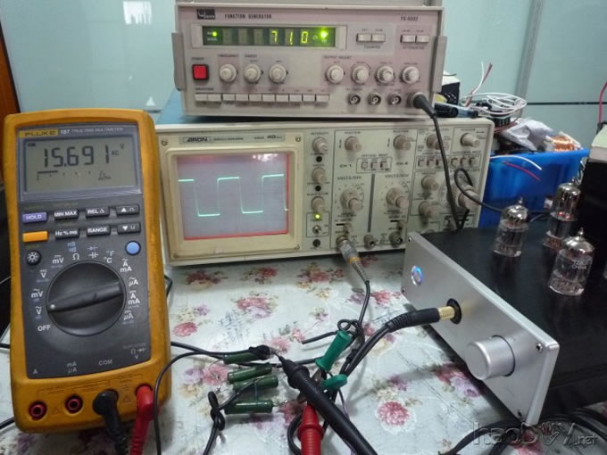 为拜亚动力DT990 耳机打造了一台很优秀的12au7+6n6胆耳放