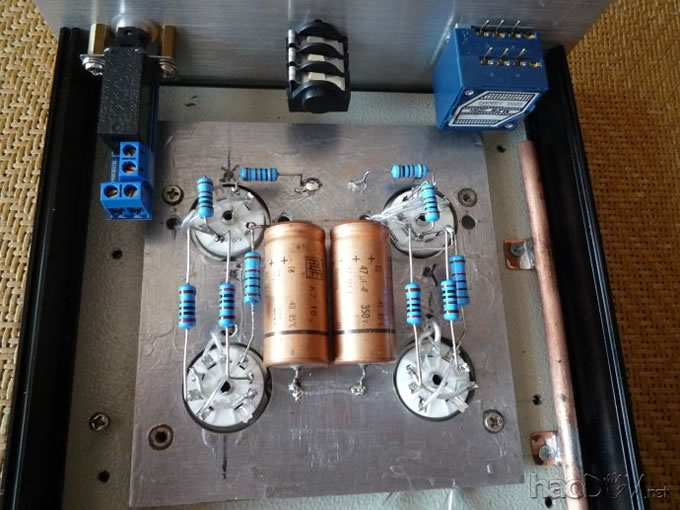 为拜亚动力DT990 耳机打造了一台很优秀的12au7+6n6胆耳放