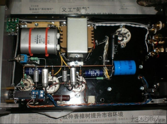 替友做台‘2+2'通用12ax7+6v6(6p6p)小单端胆机