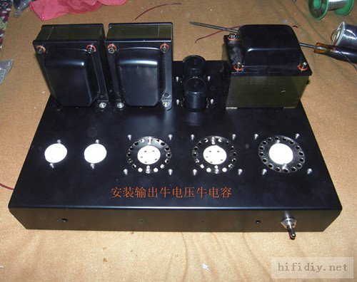 节假日做一台6n8p+807单端胆机庆祝下,用料大家看