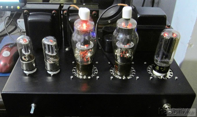 节假日做一台6n8p+807单端胆机庆祝下,用料大家看