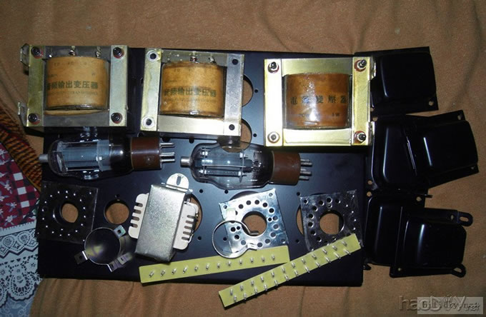 节假日做一台6n8p+807单端胆机庆祝下,用料大家看