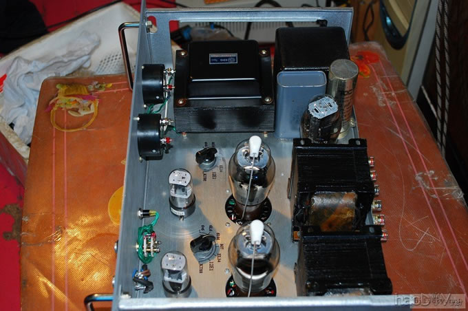 通吃~6sn7+(6V6,6AQ5,6L6,EL34,6146,807,12E1,KT88)多管一体胆机