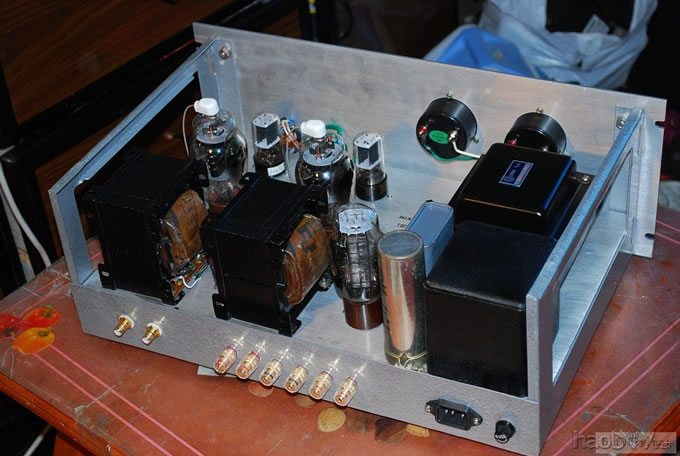 通吃~6sn7+(6V6,6AQ5,6L6,EL34,6146,807,12E1,KT88)多管一体胆机