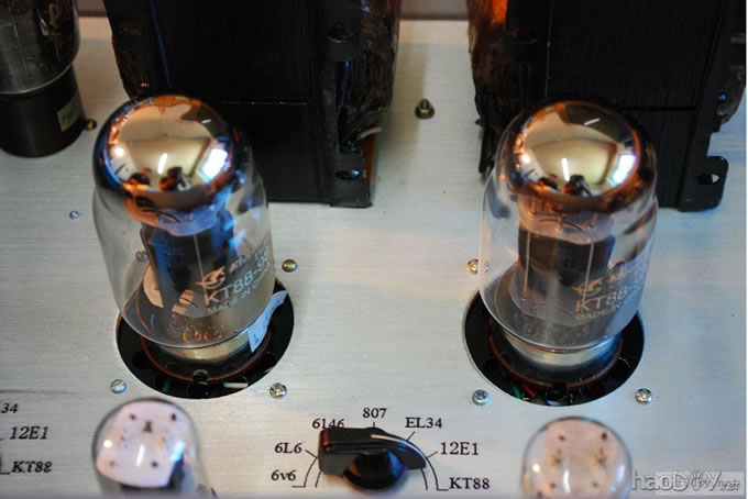 通吃~6sn7+(6V6,6AQ5,6L6,EL34,6146,807,12E1,KT88)多管一体胆机