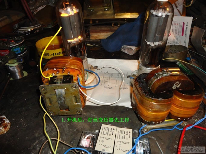 VT-4c(GE)211电子管音频放大器单端胆机