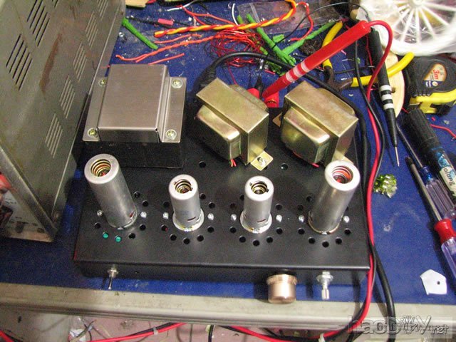 新做 6au6(ef86)+pl83单端胆机