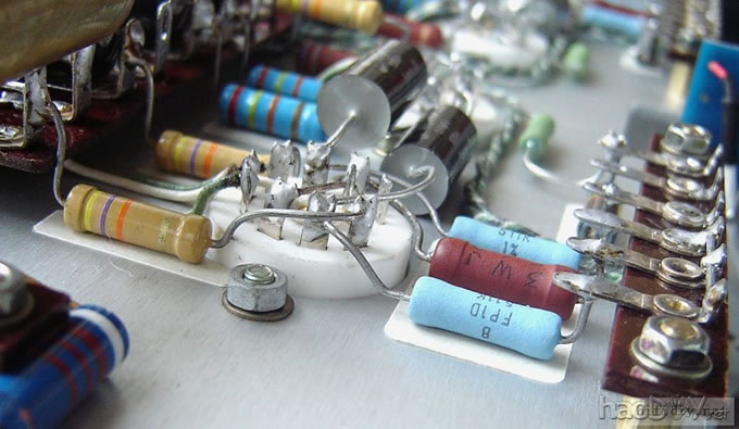 6j5+kt66胆机 威廉逊,星形接地,完成篇,达到预期效果.