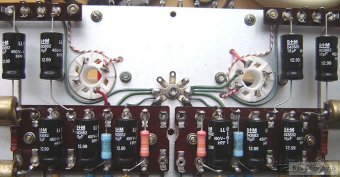 6j5+kt66胆机 威廉逊,星形接地,完成篇,达到预期效果.