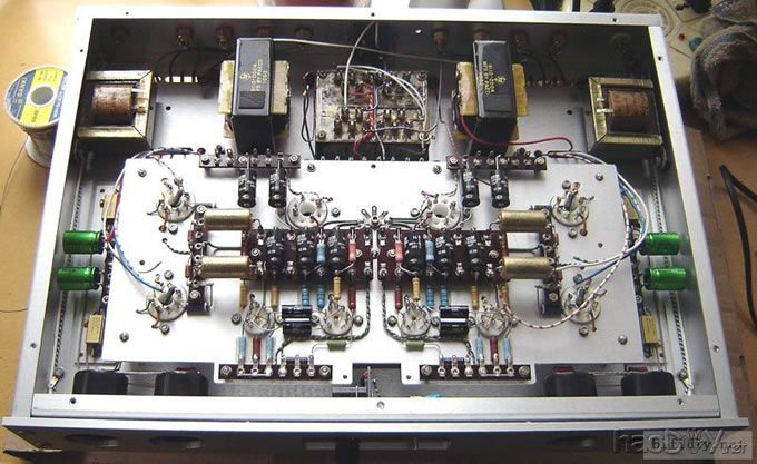 6j5+kt66胆机 威廉逊,星形接地,完成篇,达到预期效果.