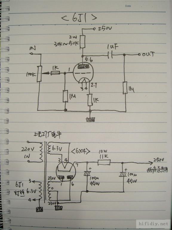 试造一款大众化胆前:6J1胆前级