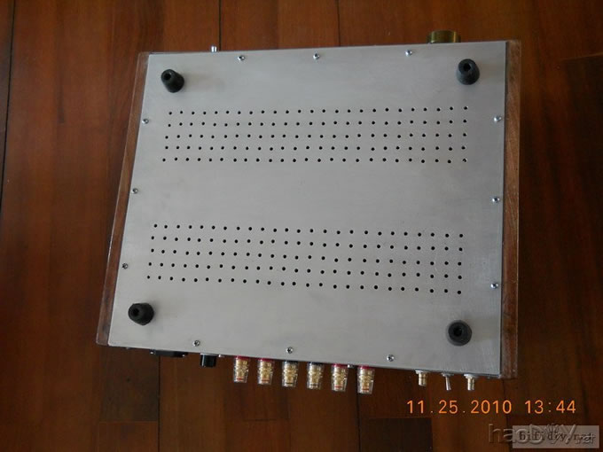 纯手工制作的6n9p+6v6+fu811A单端胆机