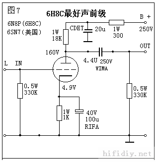 6H8C胆前级制作过程